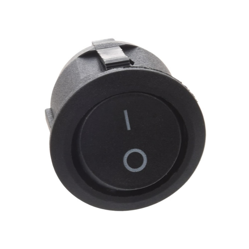 23mm Round 2 Pin Switch Black