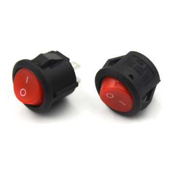 16mm Yuvarlak 2 Pin Anahtar Kırmızı