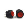 16mm Round 2 Pin Switch Red
