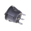 23mm Round 3 Pin Switch Black