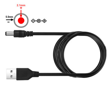 USB to 2.1mm Adapter Converter Cable