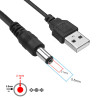 USB to 2.1mm Adapter Converter Cable