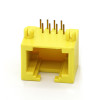 12mm Yellow RJ45 Socket