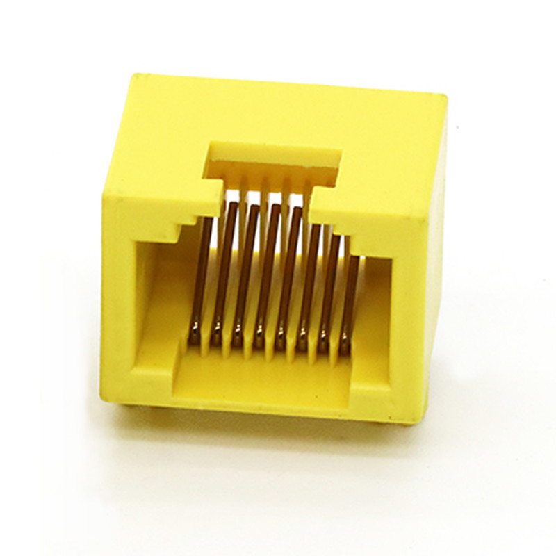 12mm Yellow RJ45 Socket