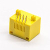 12mm Yellow RJ45 Socket