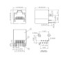 RJ45 8P8C Plastic