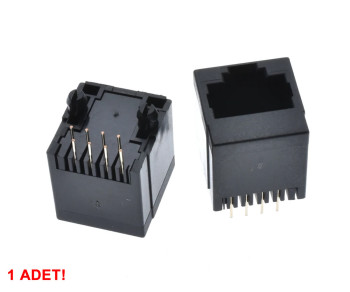 8P8C Plastic RJ45 Vertical