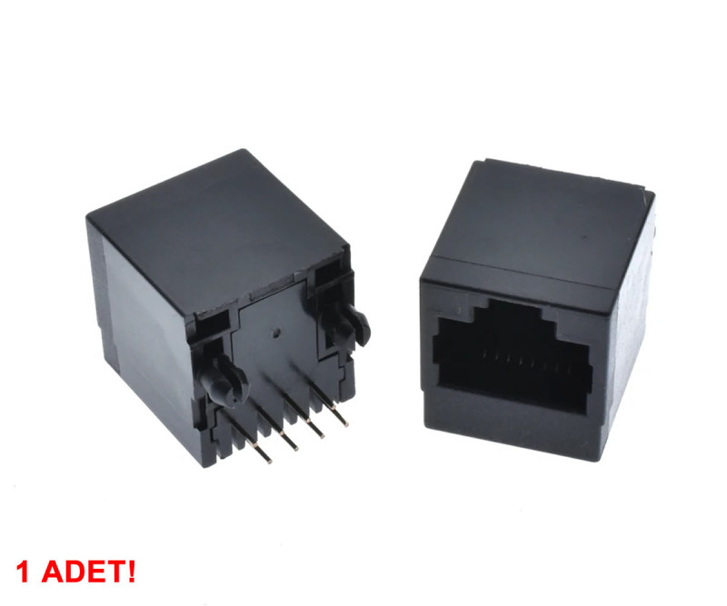 8P8C Plastic RJ45 Vertical