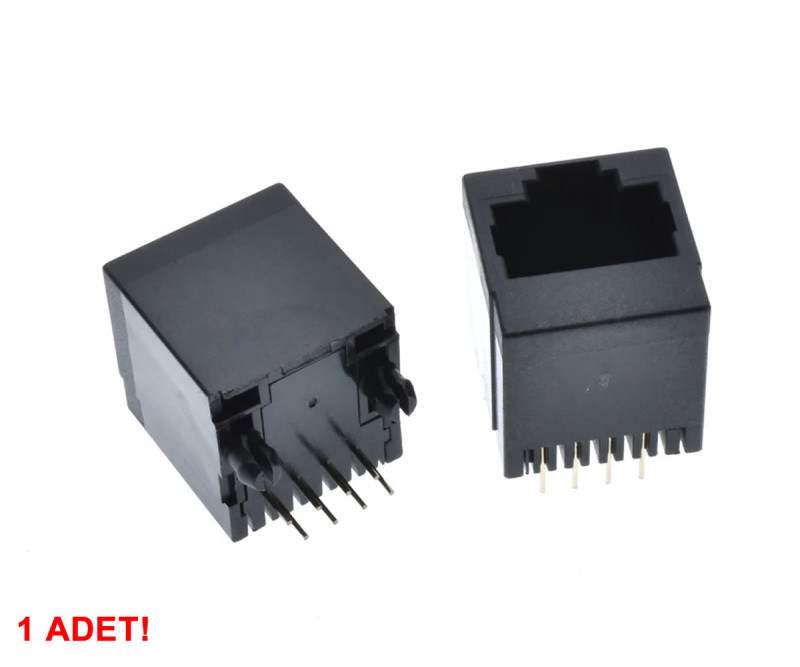 8P8C Plastic RJ45 Vertical