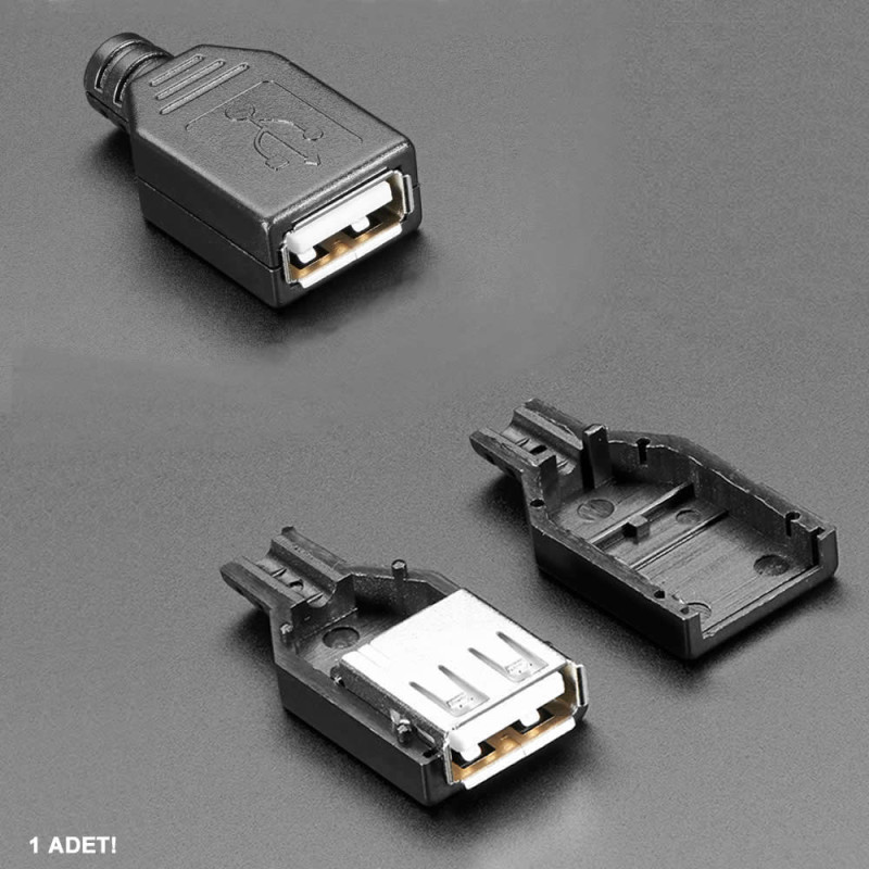 Usb Type A Female Socket with Housing