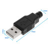 Usb Type A Male Socket with Housing