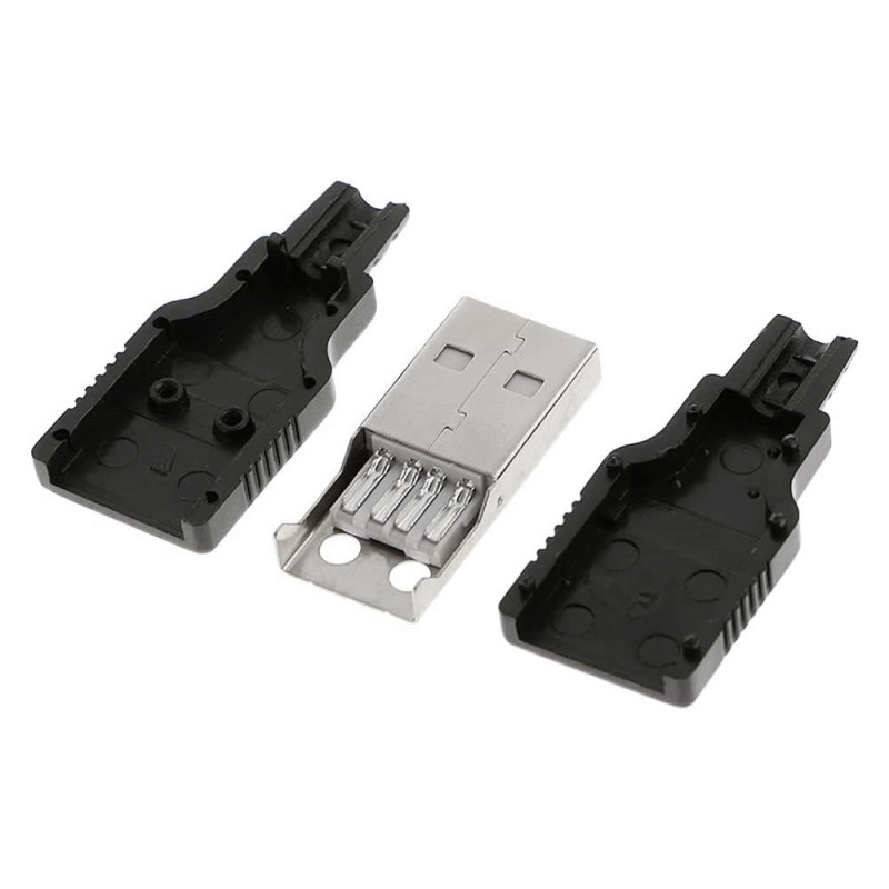 Usb Type A Male Socket with Housing