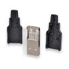 Usb Type A Male Socket with Housing