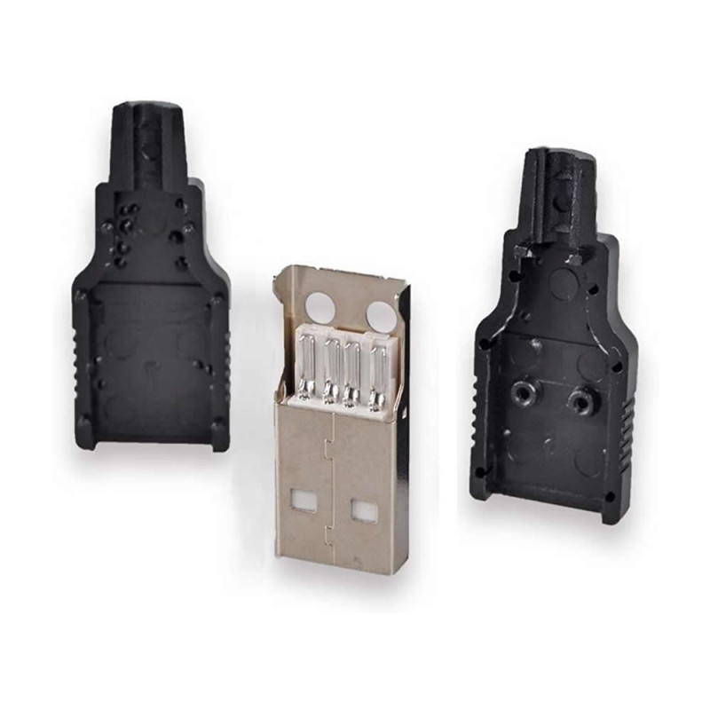 Usb Type A Male Socket with Housing