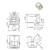 Usb Type B Female Socket