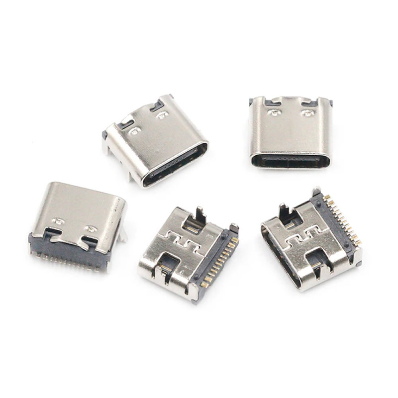 Type-C Usb Socket 16 Pin Smd