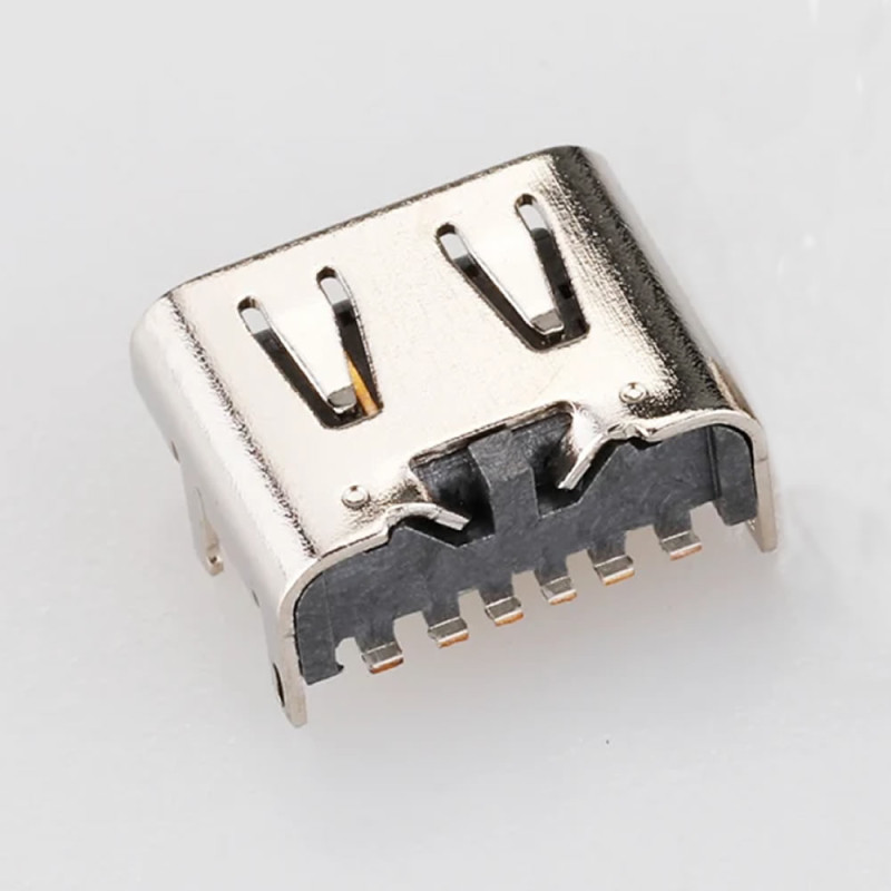 Type-C Usb Socket 6 Pin Smd