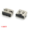 Type-C Usb Socket 6 Pin Smd