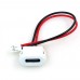 2 Pin Type C Usb Uzatma Kablo 10cm Beyaz