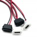 2 Pin Type C Usb Uzatma Kablo 10cm Beyaz