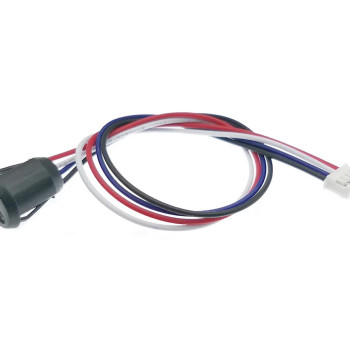 4 Pin Type C Usb Uzatma Kablosu Siyah