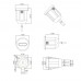 4 Pin Type C Usb Uzatma Kablosu Beyaz