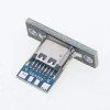 2 Pin CC Type C USB Socket Panel Mount