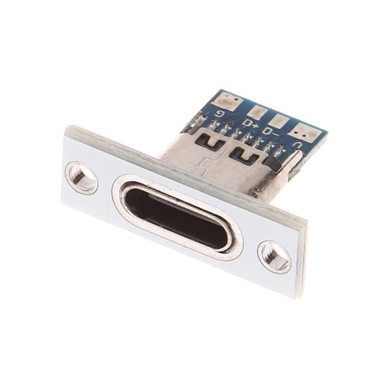 Type C Usb Socket Panel Mount