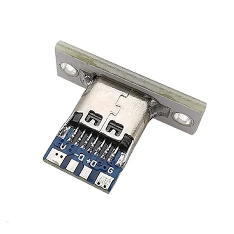 Type C Usb Socket Panel Mount