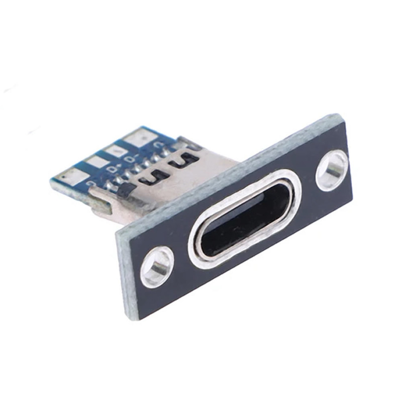 Type C Usb Socket Panel Mount