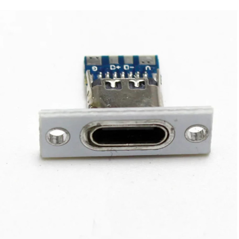 Type C Usb Socket Panel Mount