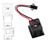 Type-C / Usb A Dişi Soket Kavisli