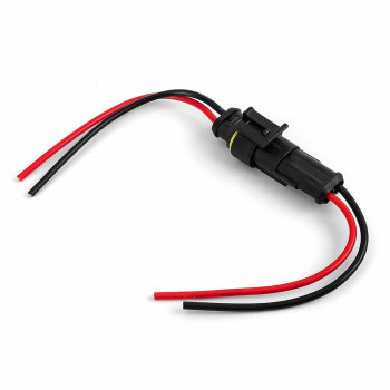 2 Pin Cabled Waterproof Connector Pair
