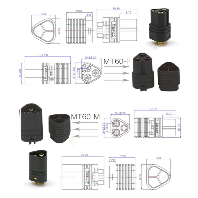 MT60 Connector Pair