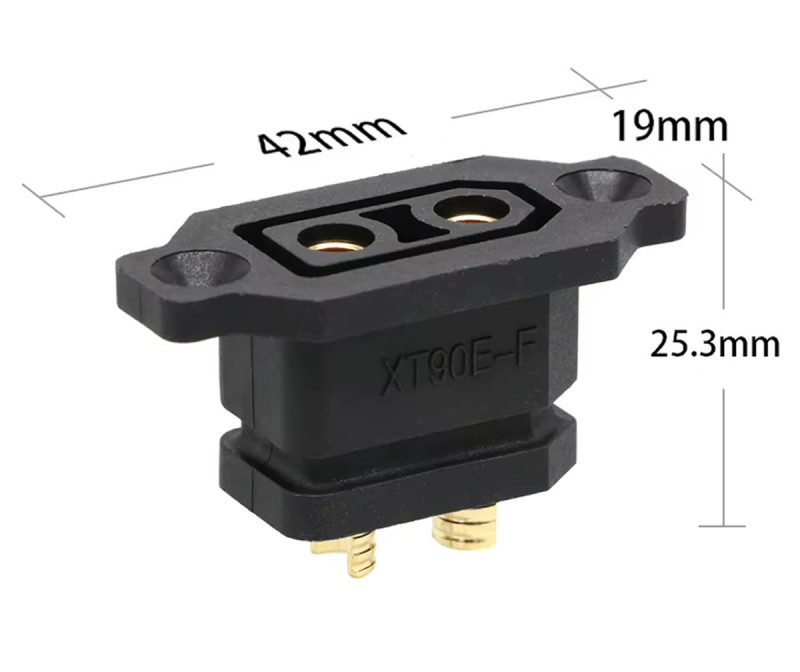 XT90 Panel Mount Type Female Socket XT90E-F