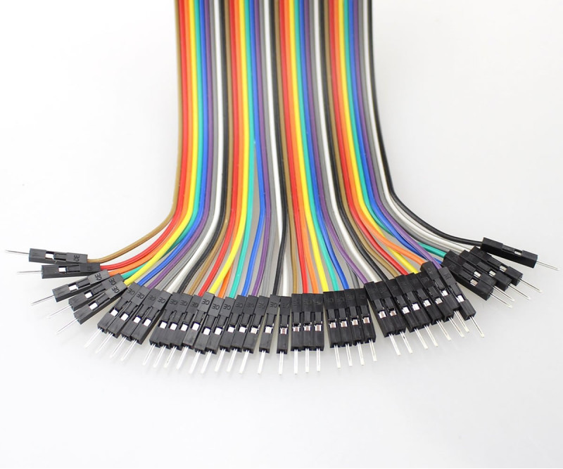 30cm 40 Pin Erkek Erkek Dupont Kablo