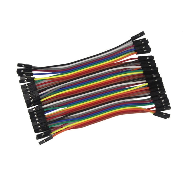 10cm 40 Pin Female Female Dupont Cable