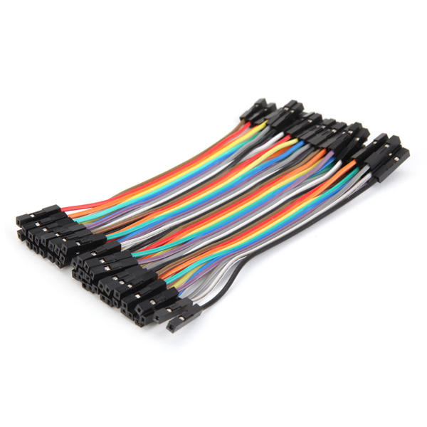 10cm 40 Pin Female Female Dupont Cable