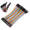 10cm 40 Pin Female Male Dupont Cable