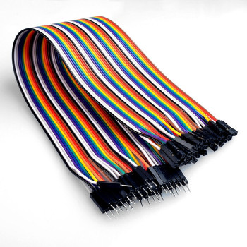 20cm 40 Pin Dişi Erkek Dupont Kablo