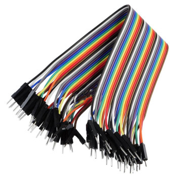20cm 40 Pin Erkek Erkek Dupont Kablo