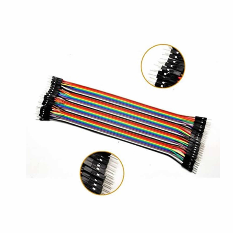 20cm 40 Pin Male Male Dupont Cable