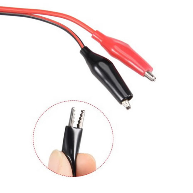 2.1mm Adapter to Alligator Clip Cable