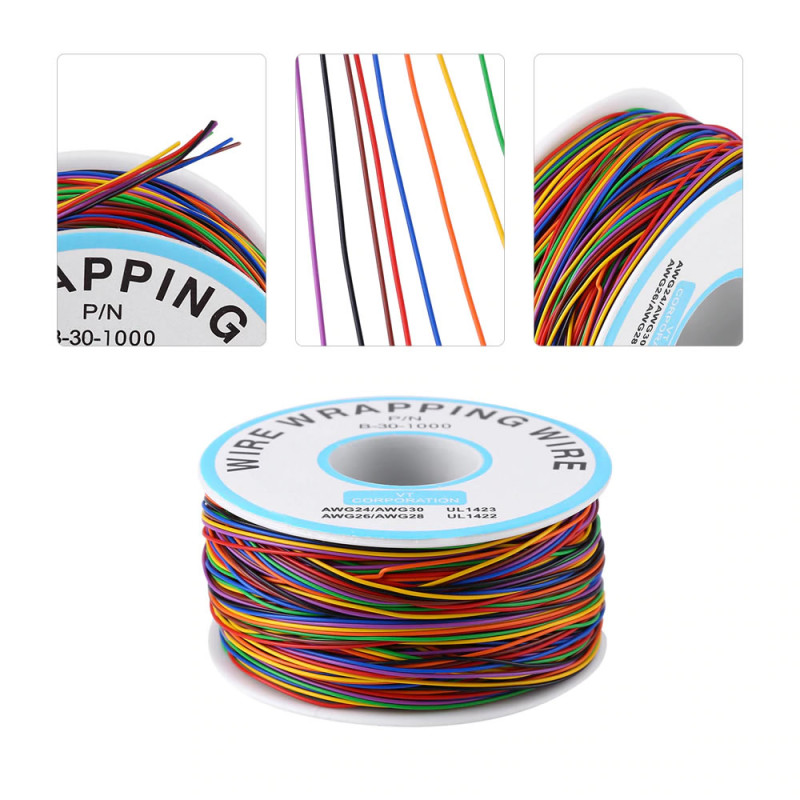 280 Meter 8 Color 0.25mm Wire
