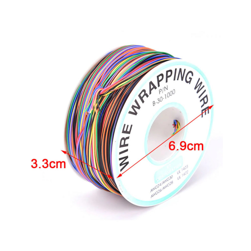 280 Meter 8 Color 0.25mm Wire