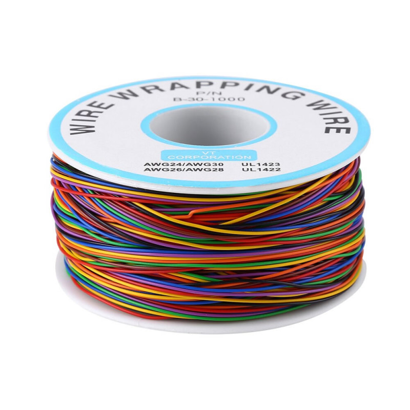 280 Meter 8 Color 0.25mm Wire
