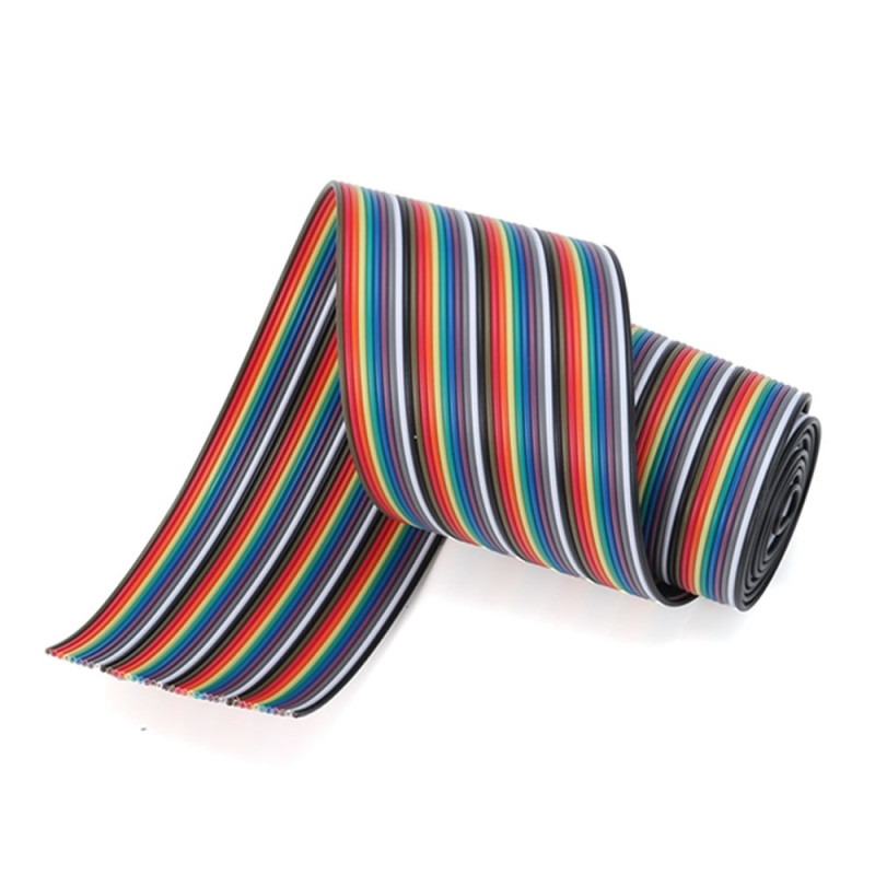 40 Pin Rainbow Ribbon IDC Cable 1 Meter