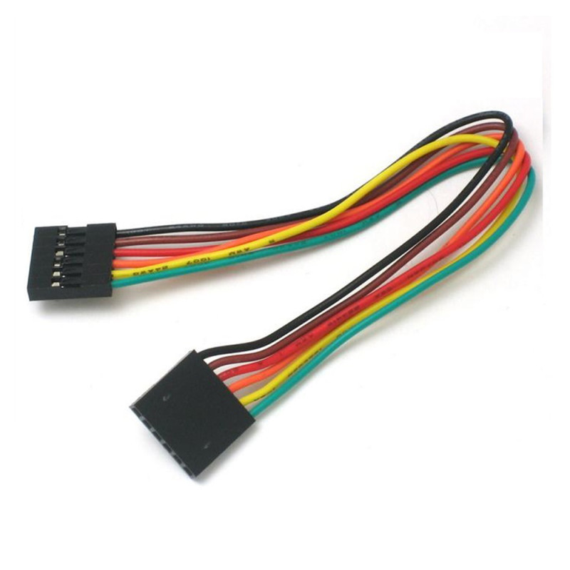 6 Pin Female Female Dupont Cable