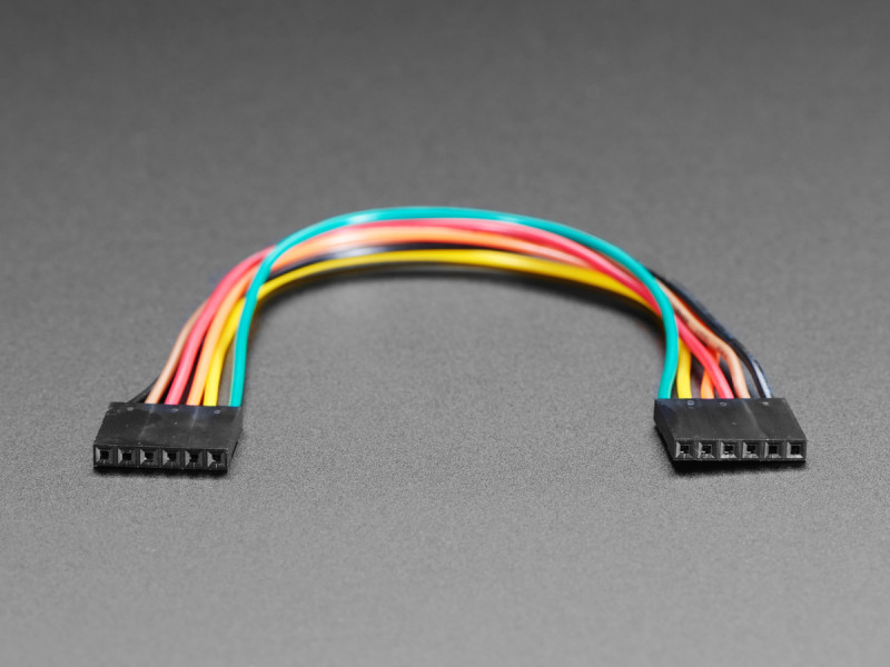 6 Pin Female Female Dupont Cable