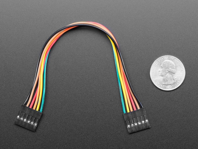 6 Pin Female Female Dupont Cable
